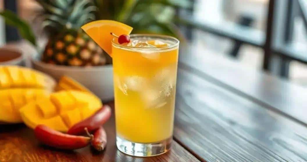 Wodka mit Mangosaft und rosa Pfeffer: Eine erfrischende Cocktail-Innovation!