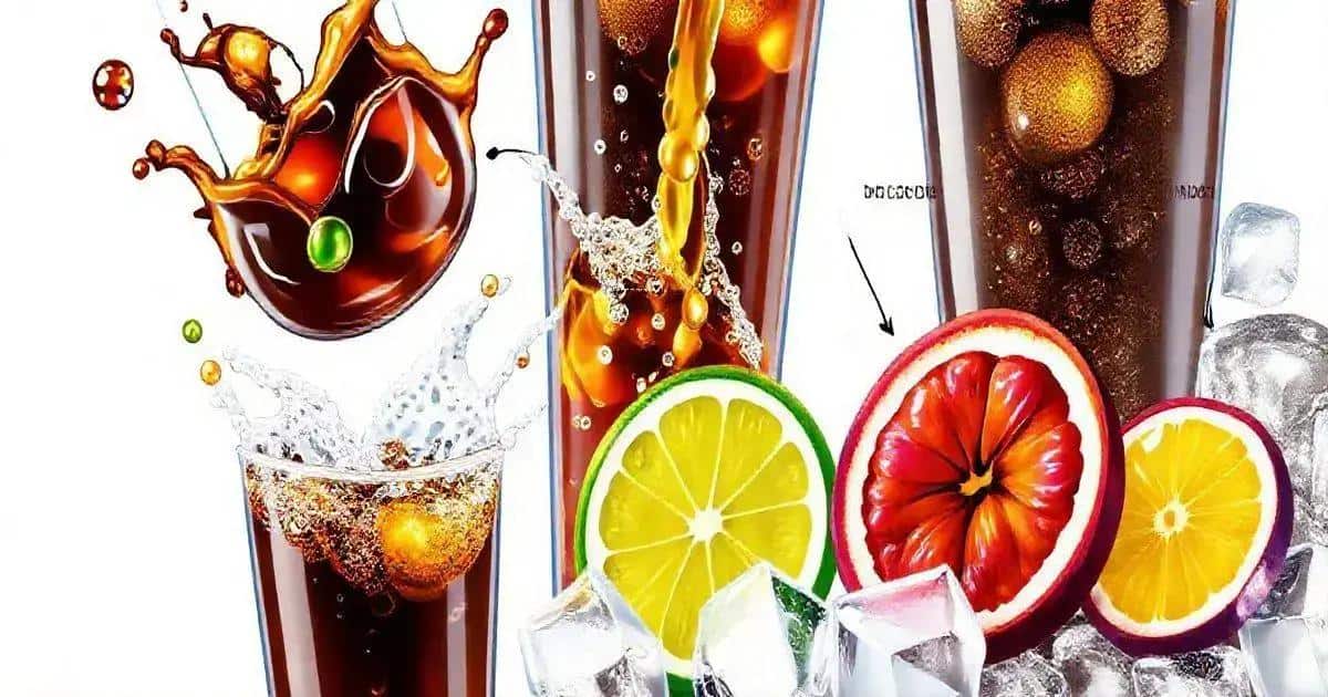 Zubereitung der Cola-Limonade