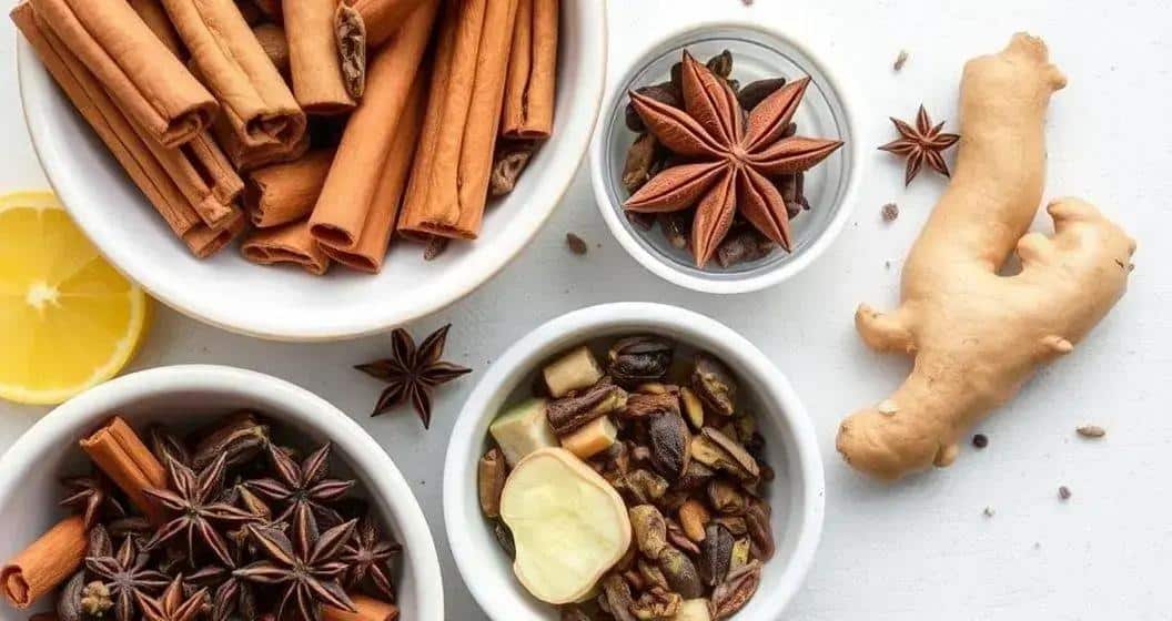 Zubereitung der Gewürzmischung für Glühwein