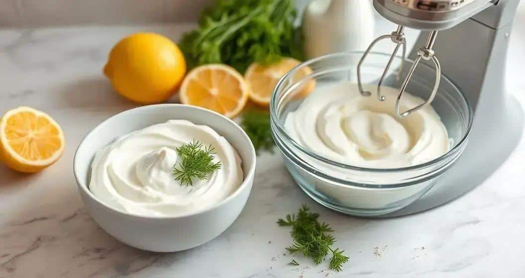 Zubereitung der Ricotta-Creme