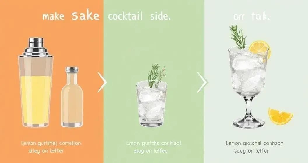 Zubereitung des perfekten Sake Cocktails