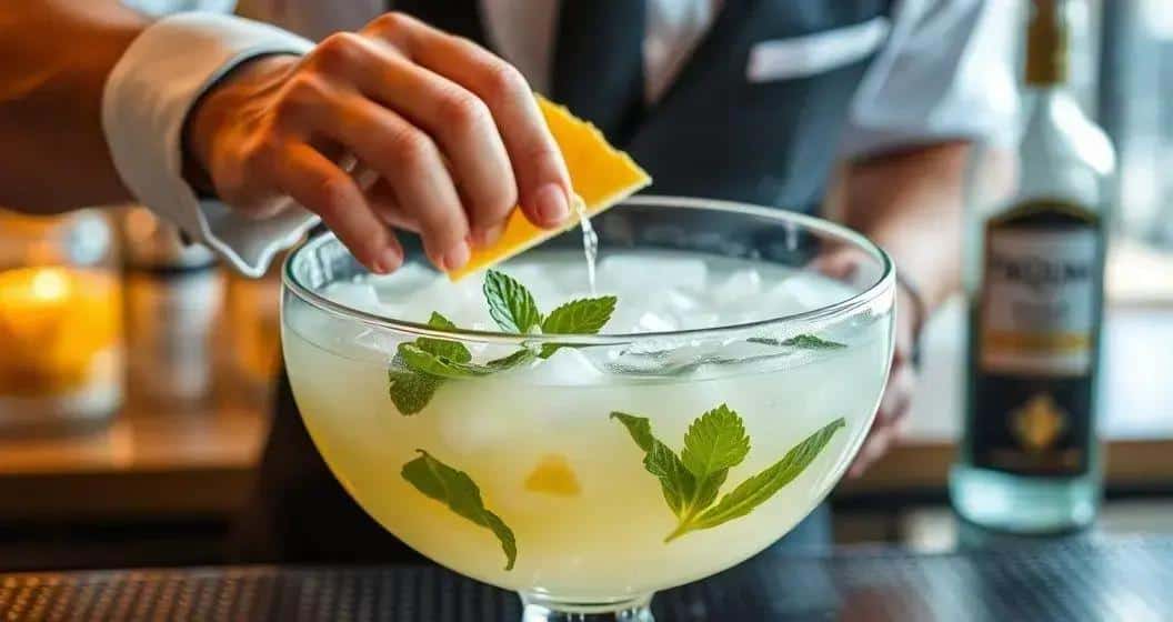 Zubereitung des Tequila-Punsches