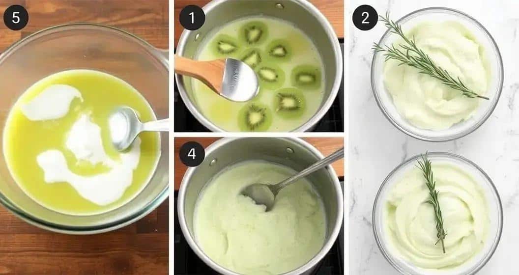 Zubereitungsmethode des Kiwisaft-Eis