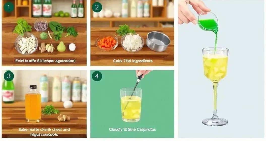 Zubereitungsmethode für den Sake-Caipiroska