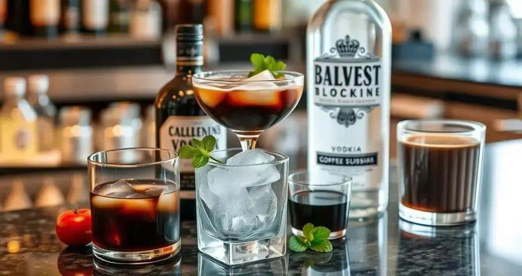 Zutaten für das Black-Russian-Rezept
