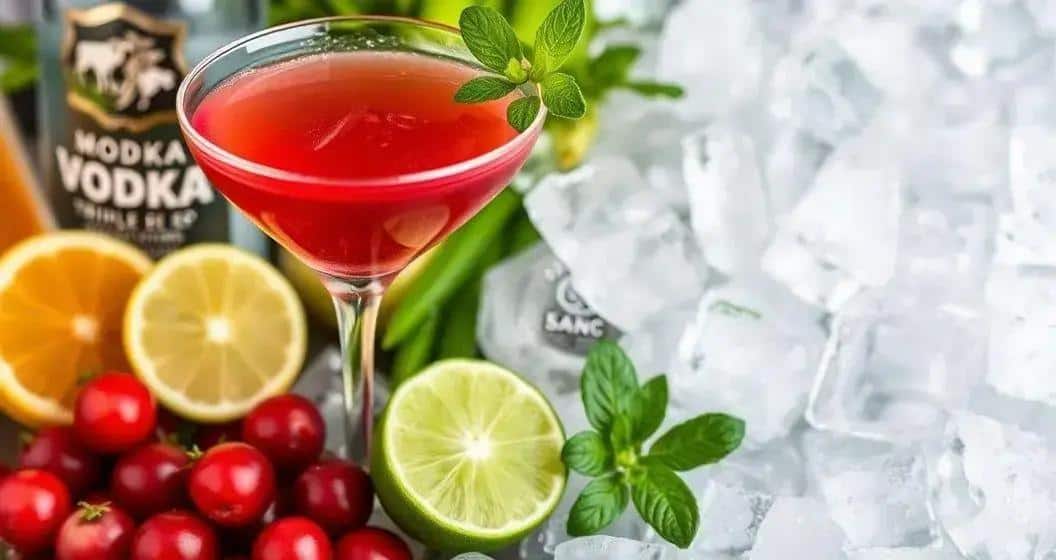 Zutaten für das Cosmopolitan-Rezept