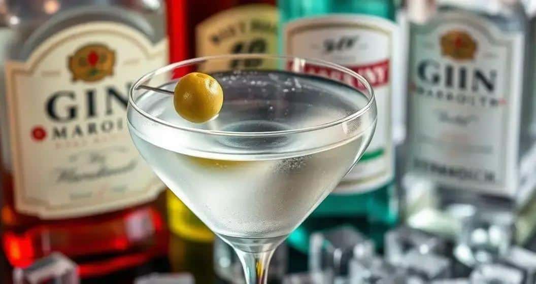 Zutaten für den Dry Martini
