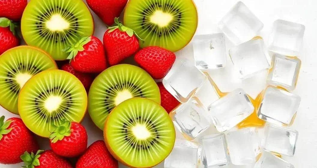 Zutaten für den Kiwi Drink Zutaten für den Kiwi Drink