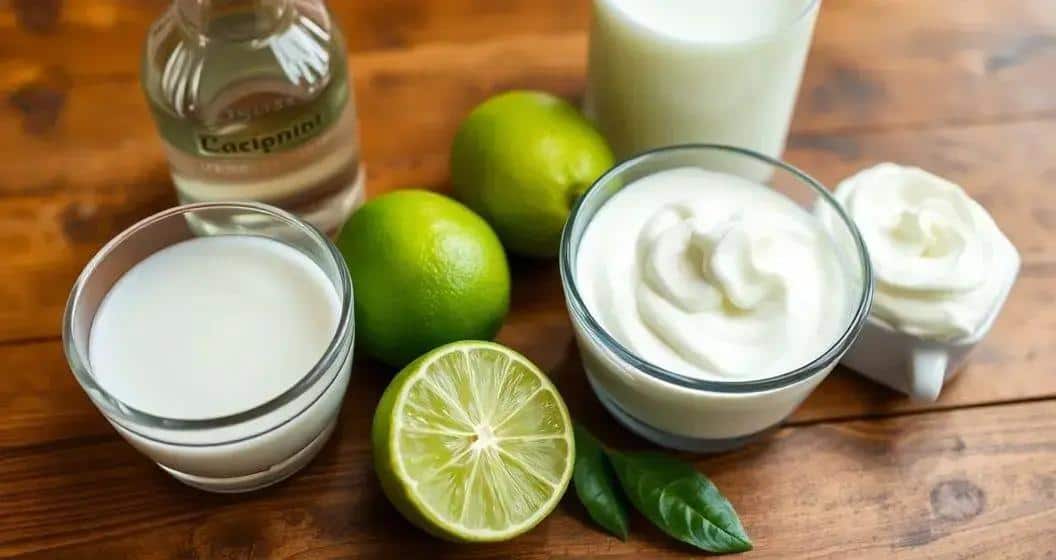 Zutaten für den perfekten Milch-Daiquiri