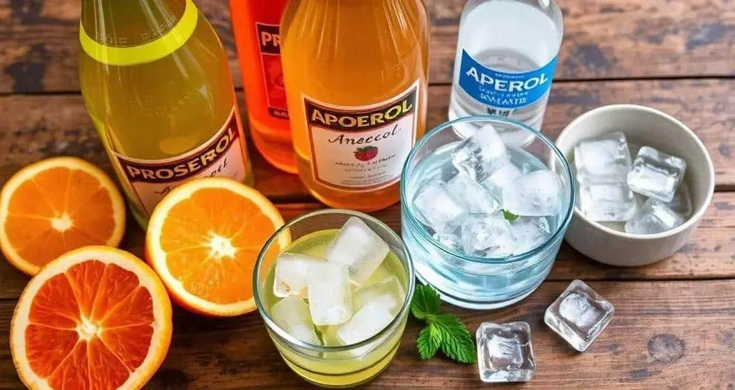 Zutaten für den Spritz Drink