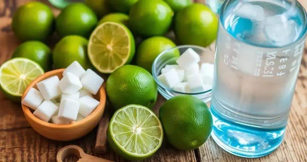 Zutaten für die alkoholfreie Caipirinha