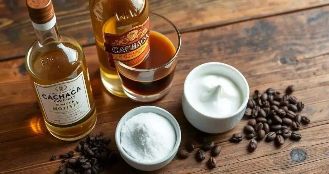 Zutaten für Gereifte Cachaça mit Kaffee und Sahne