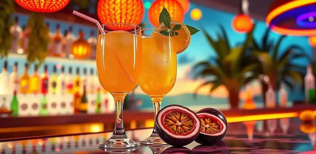 Caipirinha with Sparkling Wine and Passion Fruit Juice: A Refreshing Twist