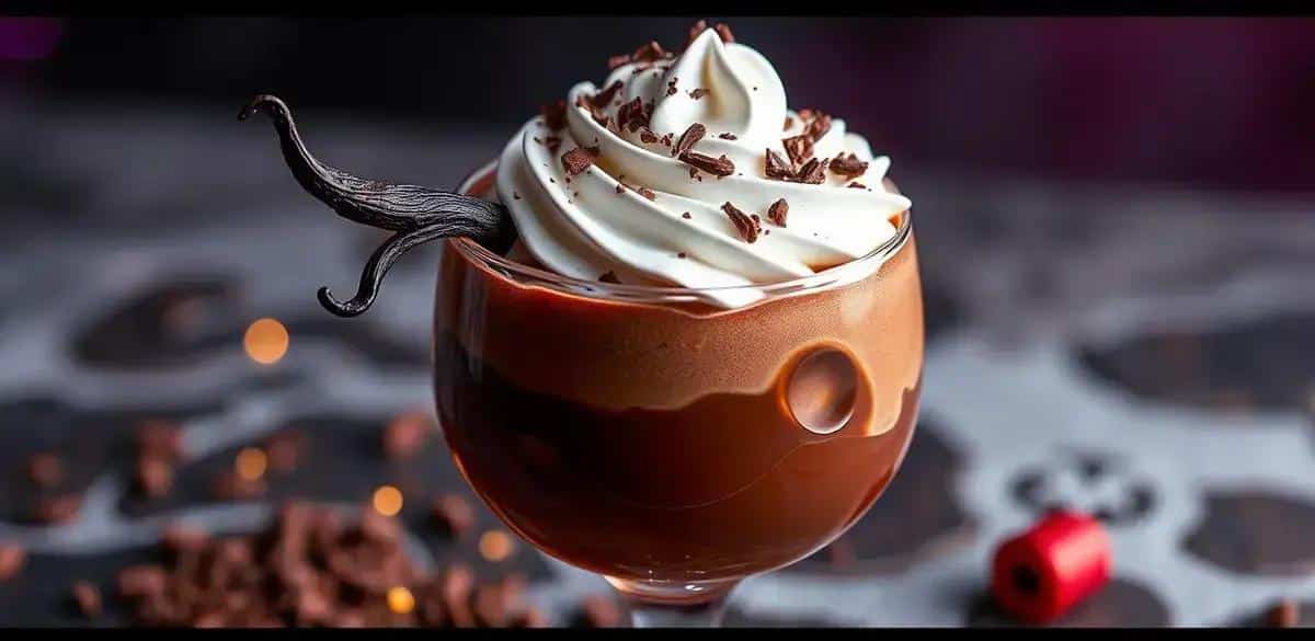 Chocolate with Vanilla Liqueur and Whipped Cream: A Decadent Twist