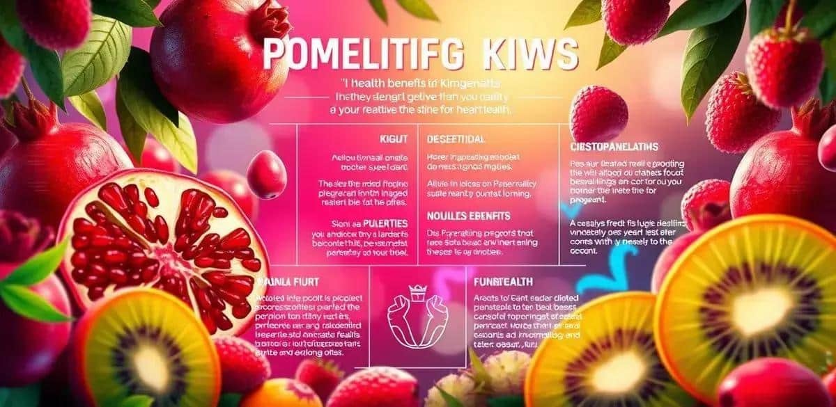 Health Benefits of Pomegranate and Kiwi