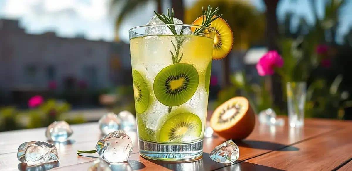 Ice with Kiwi Juice and Rosemary: A Refreshing Twist on Your Summer Drinks
