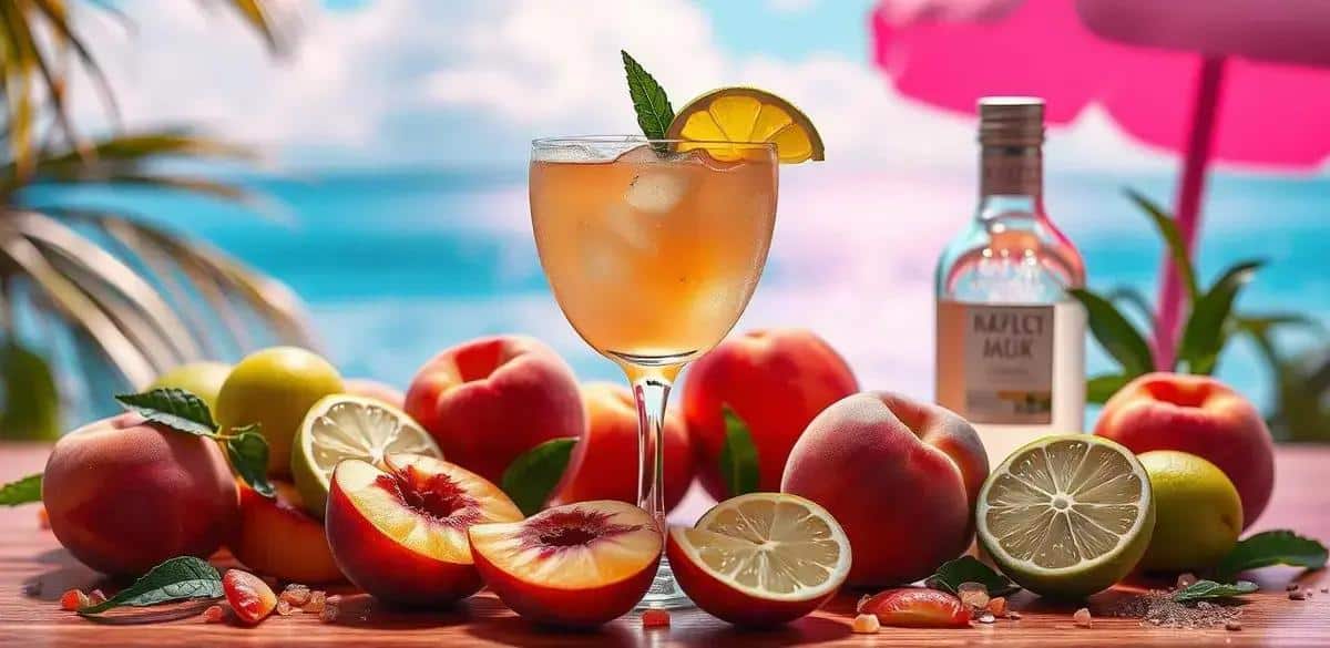 Ingredients for a Perfect Peach Daiquiri