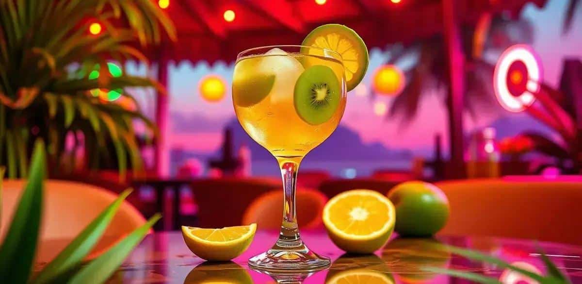 Kiwi Caipiroska with Lemon Syrup: A Refreshing Twist on a Classic