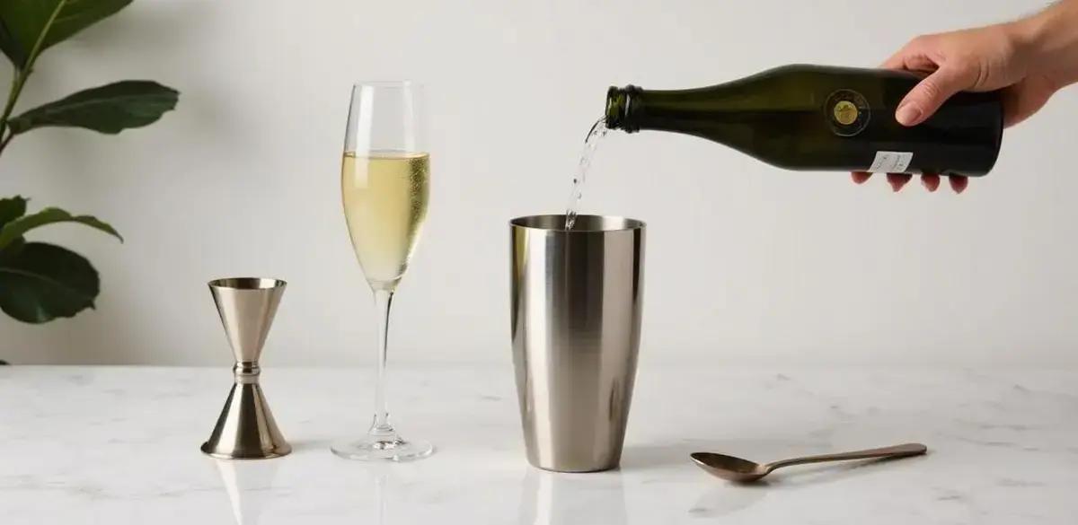 Mixing Sake and Sparkling Wine