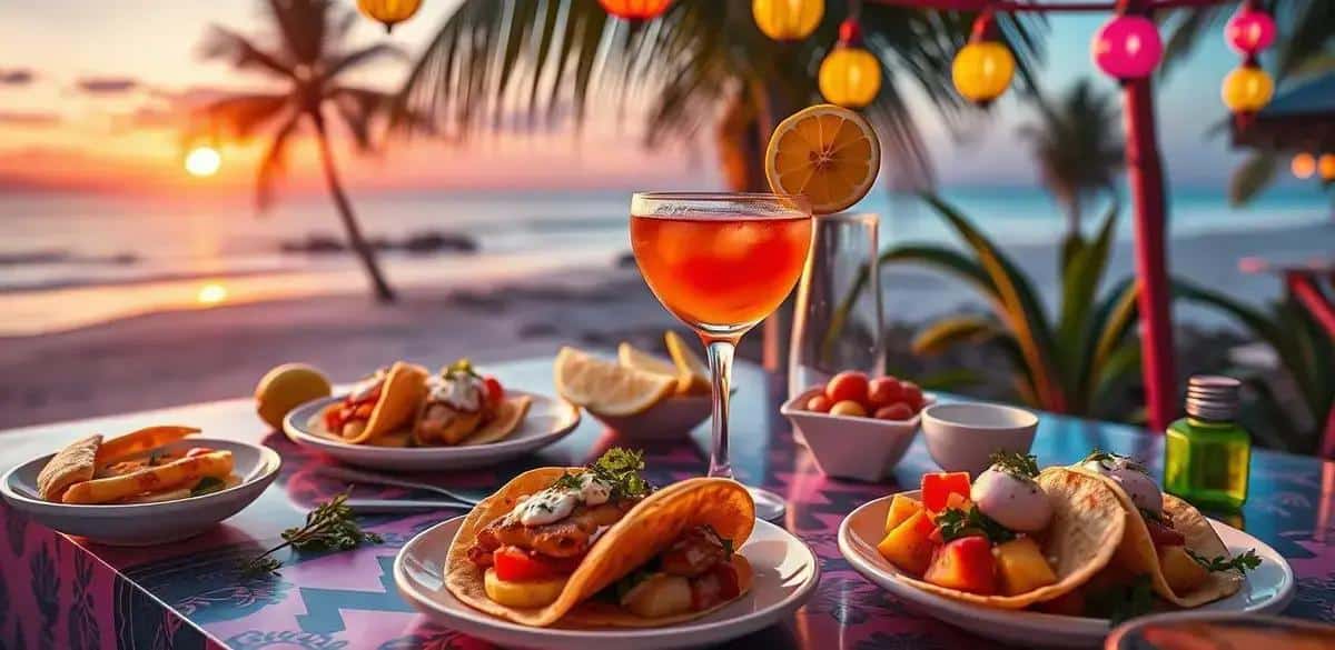 Pairing Food with Banana Caipiroska