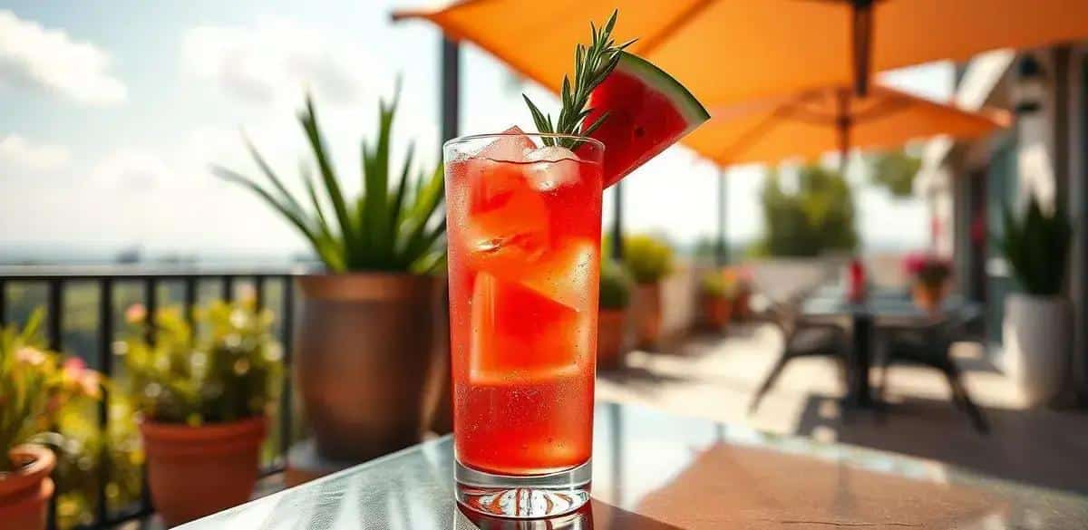 Pisco with Watermelon Juice and Rosemary: A Refreshing Cocktail Delight