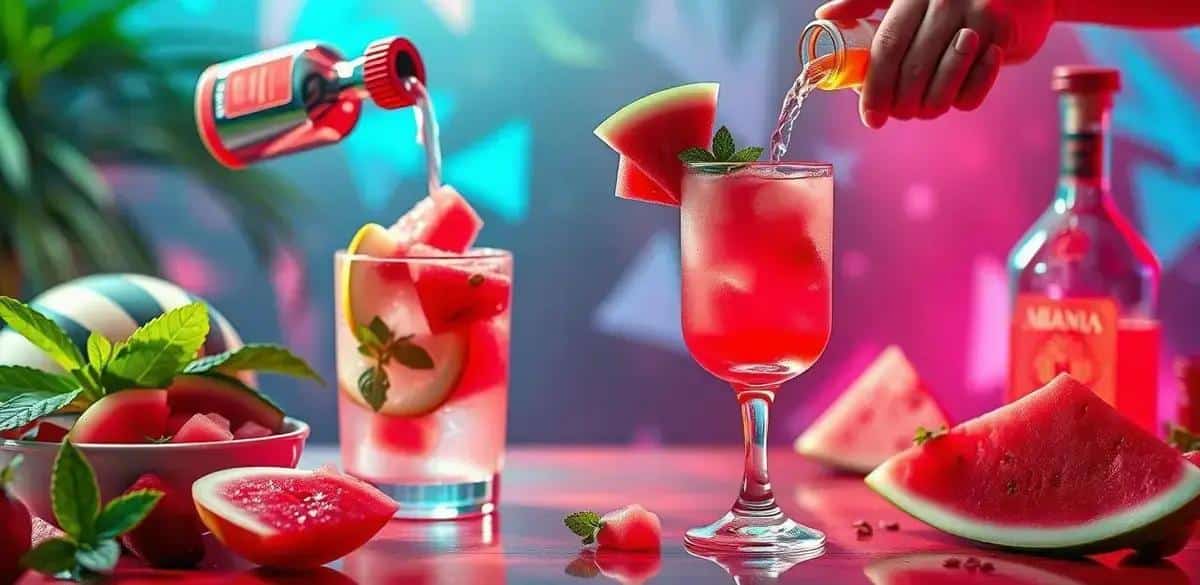 Preparation Method for Watermelon Caipiríssima