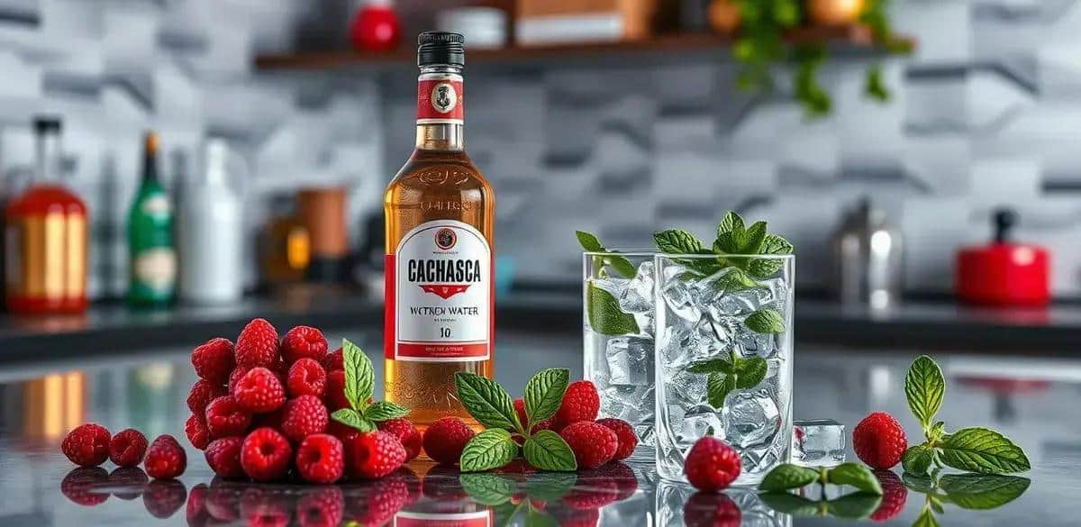 Recipe Ingredients for Cachaça with Red Berries and Tonic Water