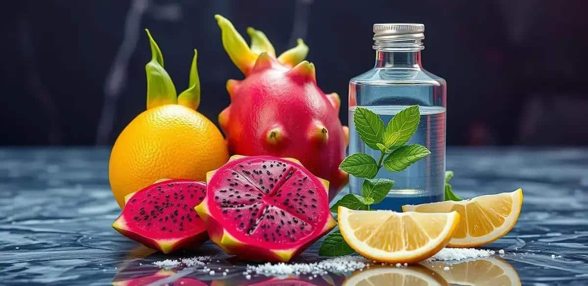 Recipe Ingredients for Dragon Fruit Caipiroska