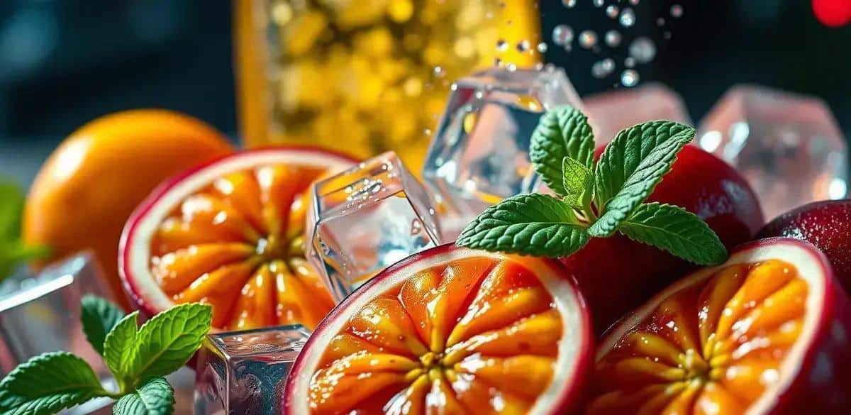 Recipe Ingredients for Energy Drink with Sparkling Wine and Passion Fruit