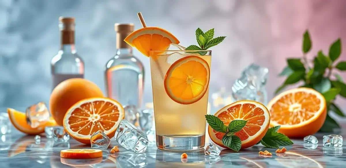 Recipe Ingredients for Rum with Orange Juice and Ginger