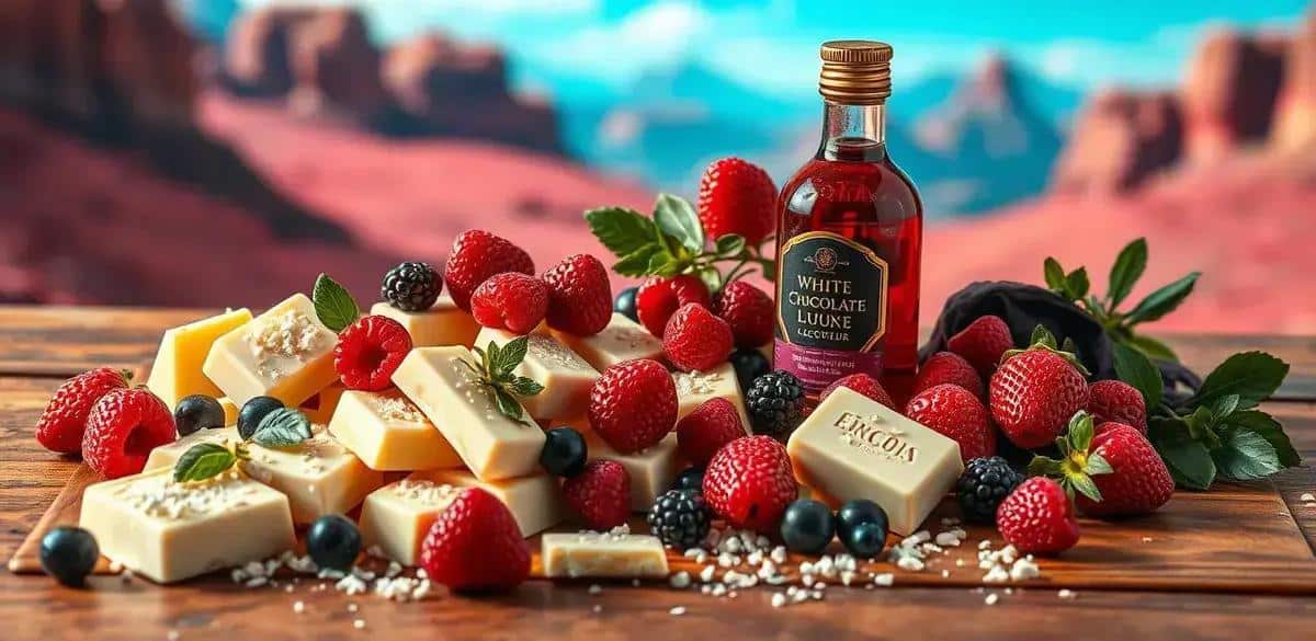 Recipe Ingredients for White Chocolate with Berry Liqueur