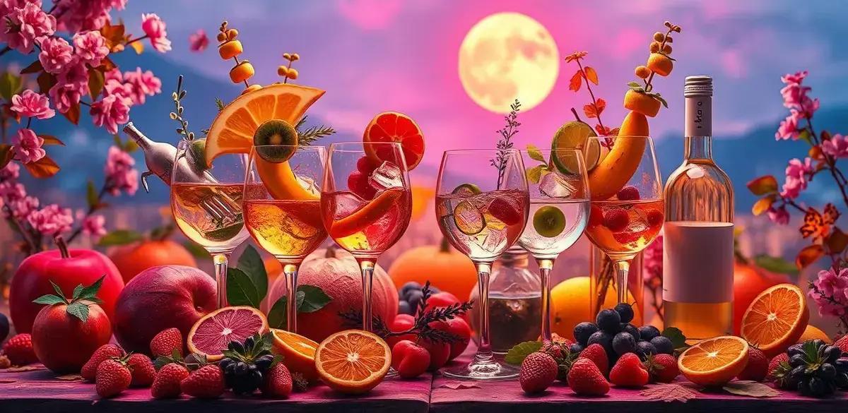 Seasonal Variations of White Wine Drinks