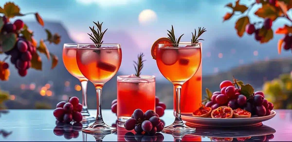 Serving Suggestions for Grape Caipiríssima with Rosemary