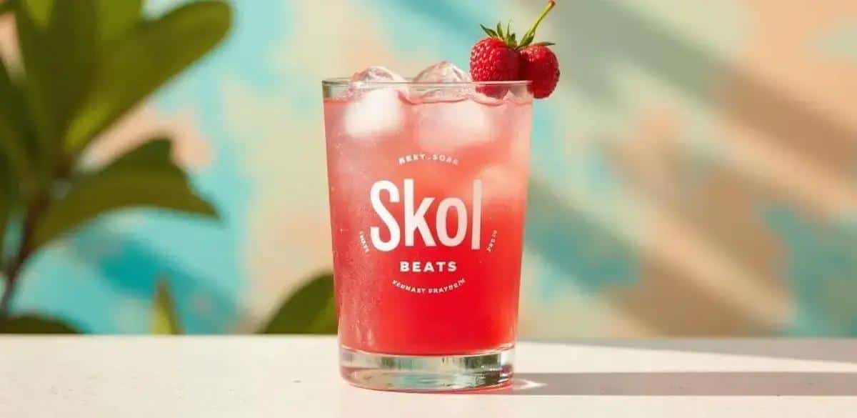 Skol Beats Berry with Red Berries: A Refreshing Cocktail Delight