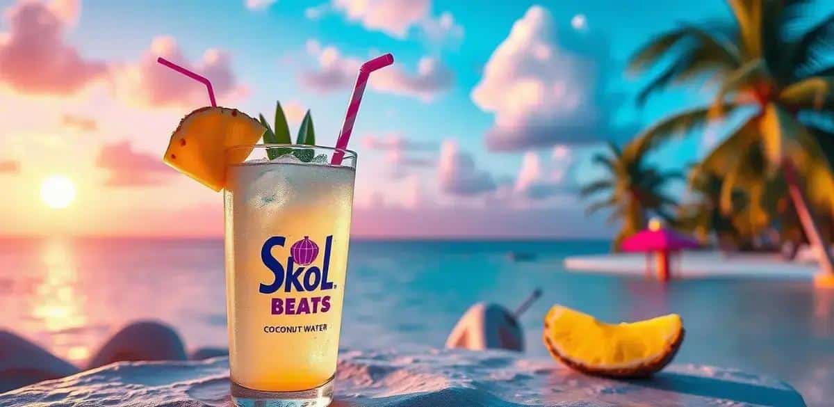 Skol Beats with Coconut Water and Pineapple: Refresh Your Summer Drink