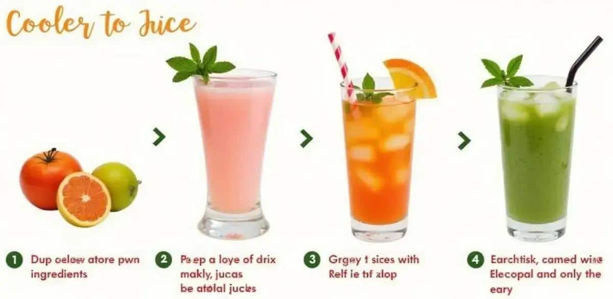 Step-by-Step Preparation for Coco Cooler