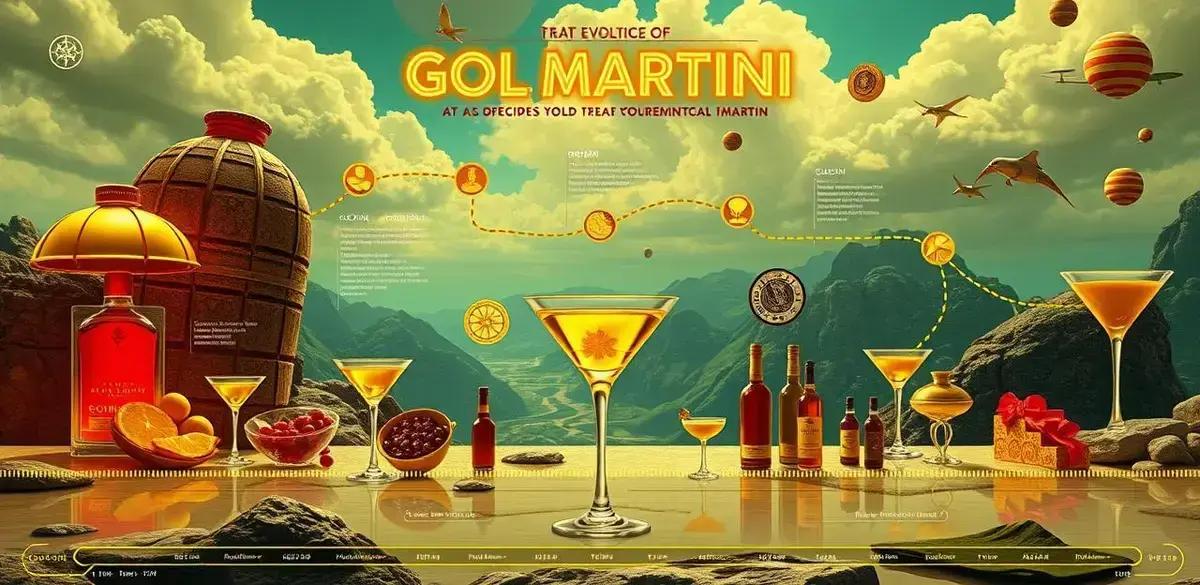 The History Behind the Gold Martini