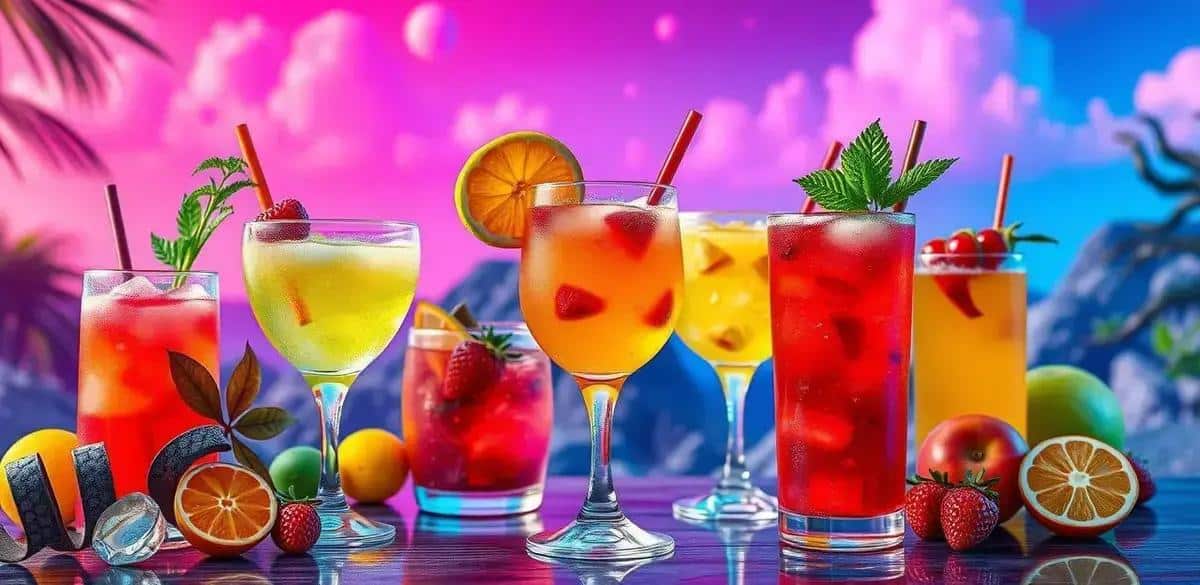 Variations of Caipiroska with Energy Drink