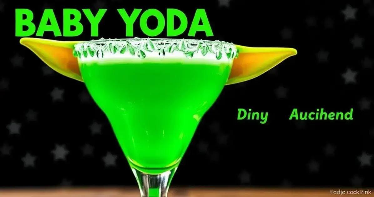 Baby Yoda Drink: May the Force Be with You – This is the Way