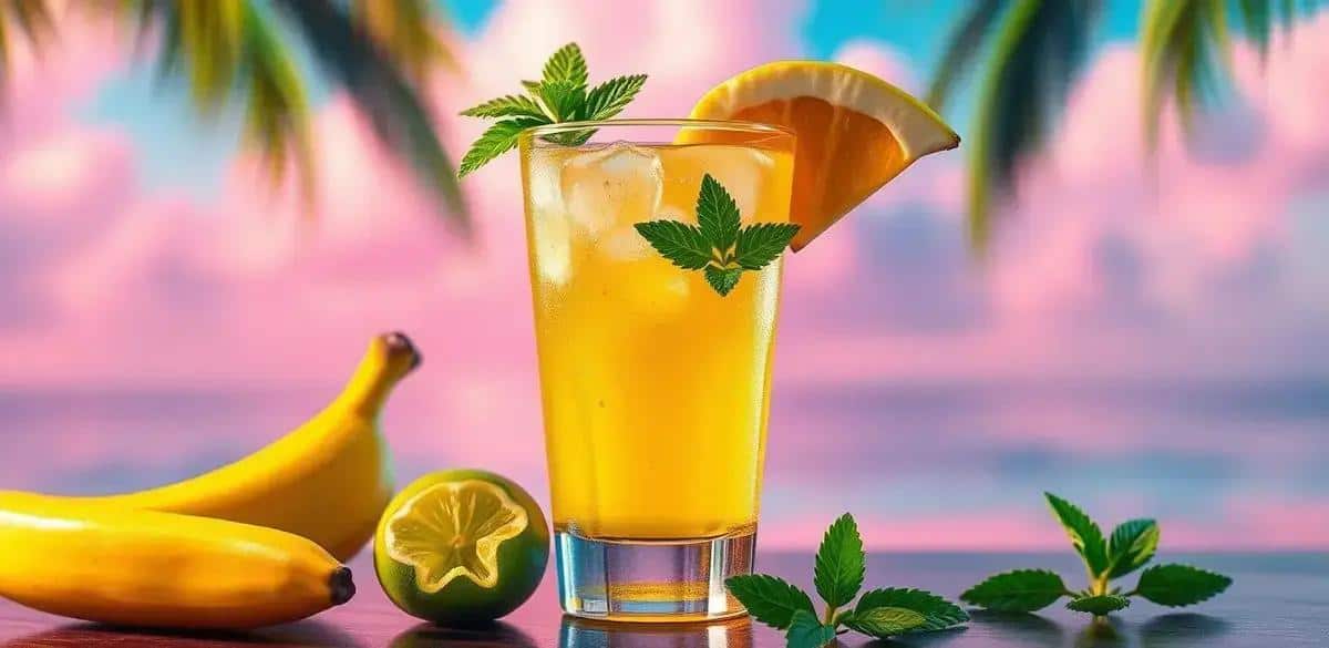 Banana Caipiríssima: The Potassium Power Drink 100% Brazilian!