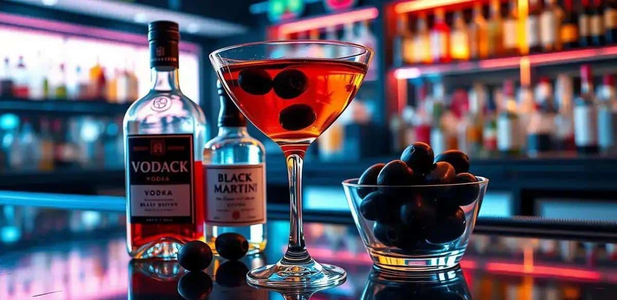 Black Martini Recipe Ingredients