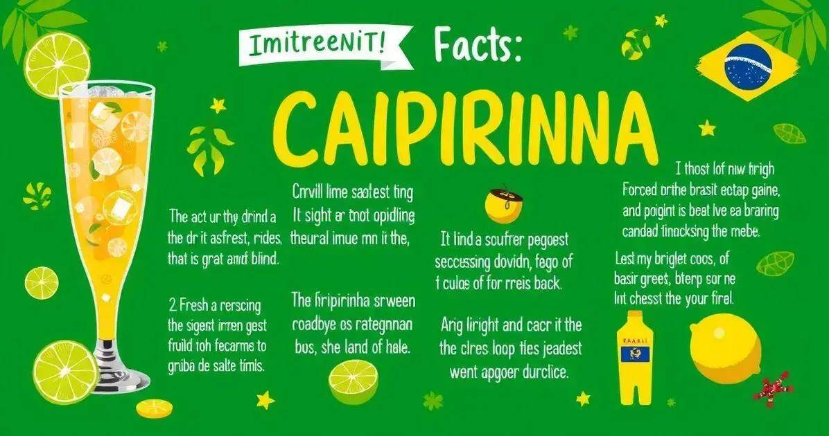 Caipirinha Recipe Curiosities