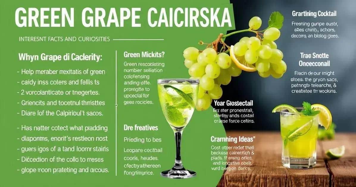 Curiosities About Green Grape Caipiroska