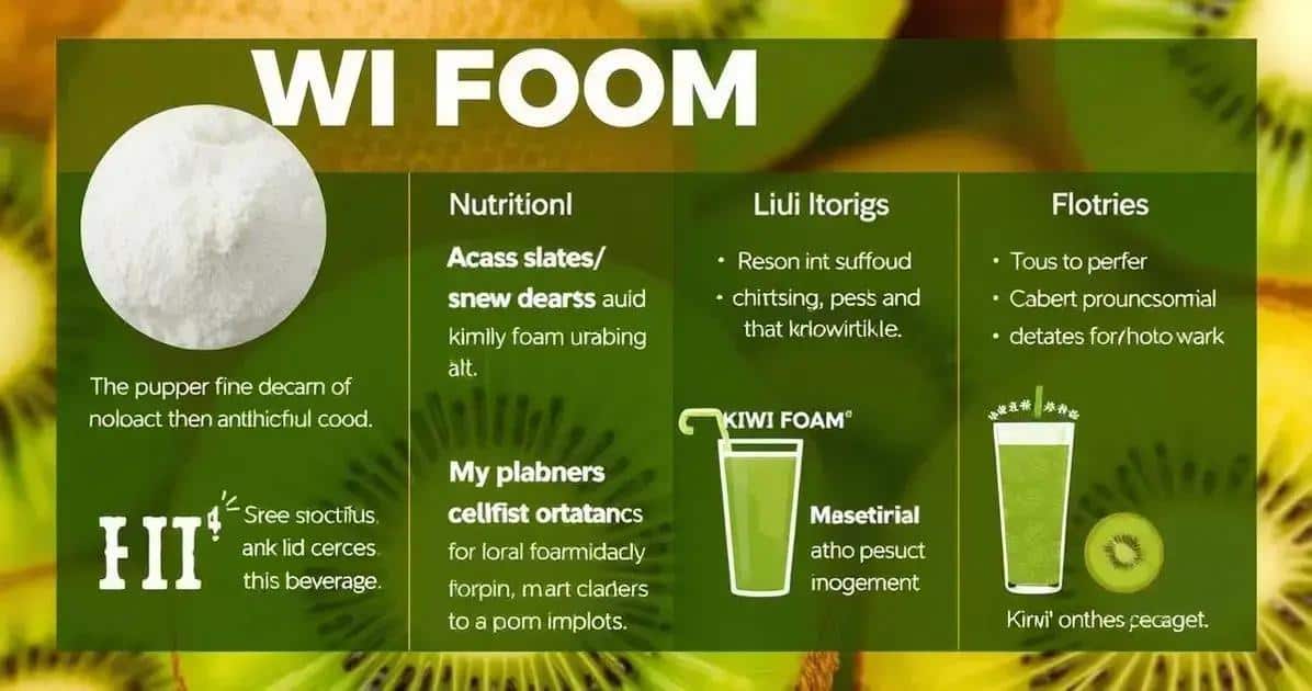 Curiosities About Kiwi Foam in Energy Drinks