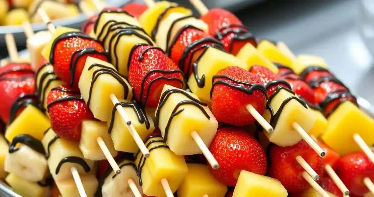 Delicious Combinations for Fruit Skewers with Chocolate