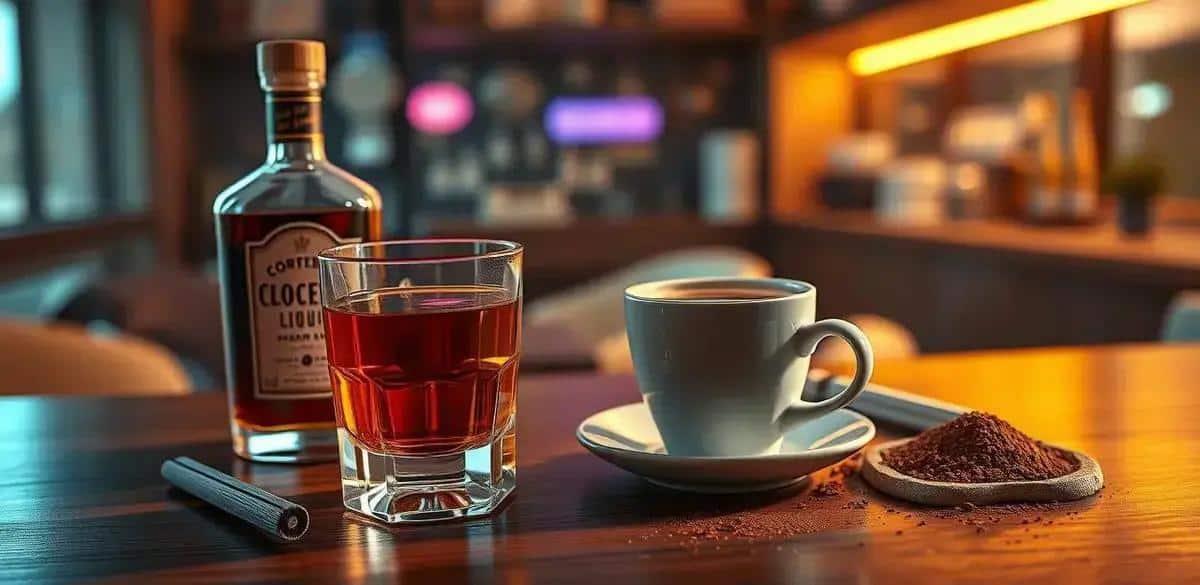 Delicious Ingredients for Chocolate Liqueur with Whisky and Coffee