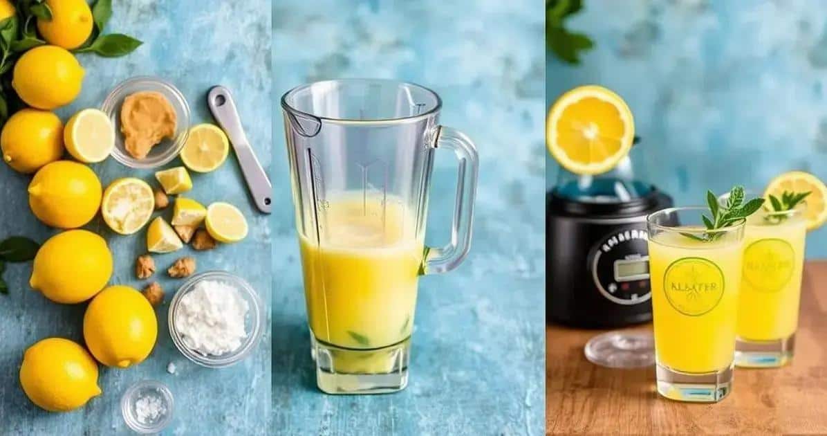 Detailed Preparation Method for Lemon Batida