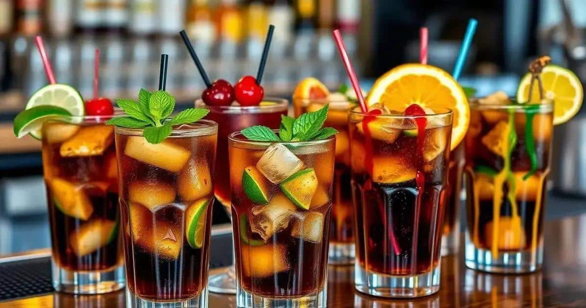 Garnishing Your Rum with Cola Drinks