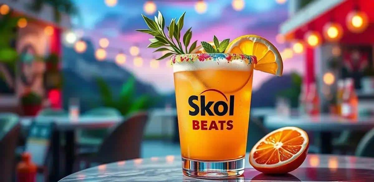 Garnishing Your Skol Beats with Ginger Foam