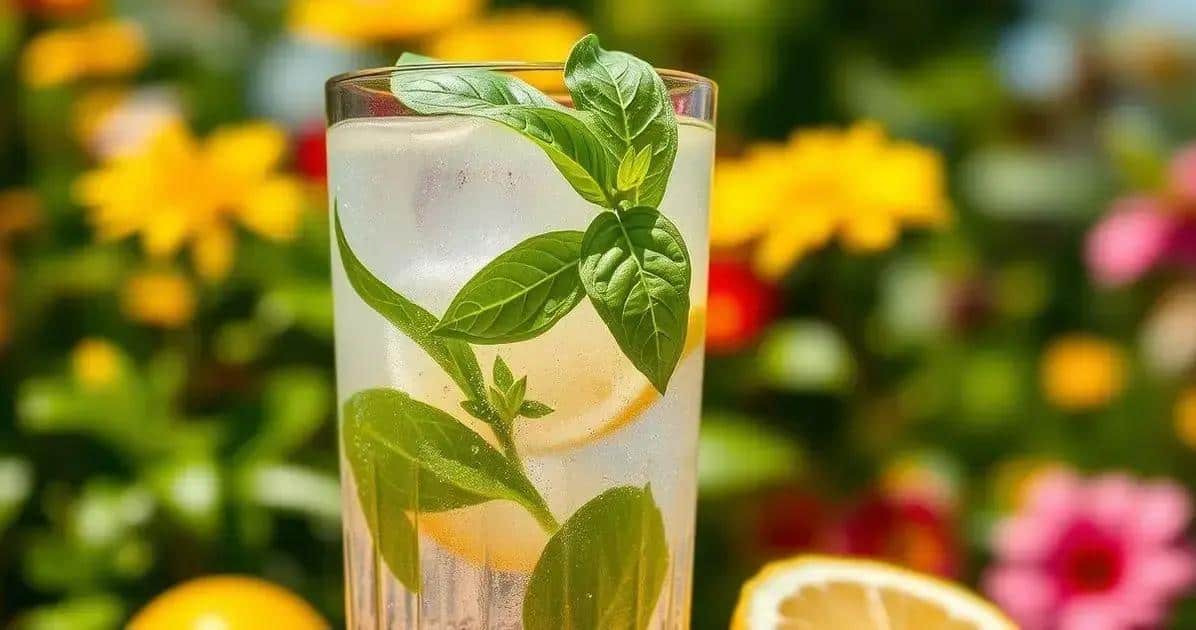 Gin with Lemon Soda and Basil: A Refreshing Summer Cocktail Recipe